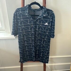 Adidas geometric polo